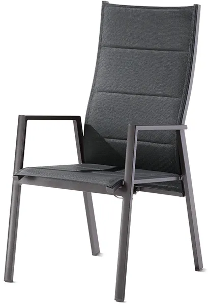 Sieger Navaro Verstellbarer Sessel Aluminium/Gepolstert