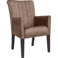 Home Affaire Armlehnstuhl King Polyester braun