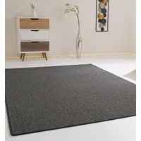 Steffensmeier Schlingenteppich Meddon, Esszimmer, Flur, für Haustiere geeignet in Anthrazit, GUT Siegel Zertifiziert, Größe: 140x200 cm