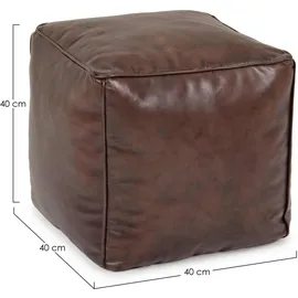 BIZZOTTO Pouf Mendez Marrone 40x40