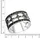 ZEEme Ring Silber 925 oxidiert mit 40x Markasit