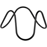 APS Buffetständer "WAVE", Ständer, Aufsteller, Ø 24 cm, H: 13 cm Metall, PVC, schwarz