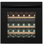 Klarstein Weinkühlschrank Vinsider, für 30 Standardflaschen á 0,75l,Wein Flaschenkühlschrank Weintemperierschrank Weinschrank Kühlschrank schwarz