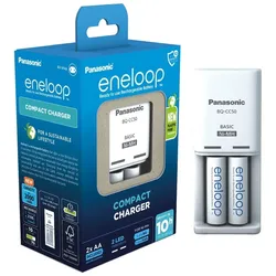 Panasonic Eneloop Lader CC50 + 2x AA 2000mAh