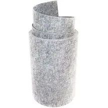 zaun|zu® Sichtschutzstreifen 255 cm Silber Vlies