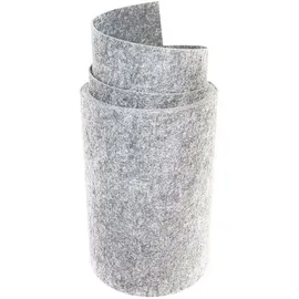 zaun|zu® Sichtschutzstreifen 255 cm Silber Vlies