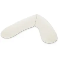 Theraline Stillkissen 190cm inkl. Bezug Creme, Feinstrick Polyesterhohlfaser