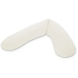 Theraline Stillkissen 190cm inkl. Bezug Creme, Feinstrick Polyesterhohlfaser