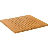 vidaXL Badematte Uni Braun 59 x 40 cm