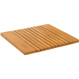 vidaXL Badematte Uni Braun 59 x 40 cm