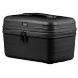 TITAN - Made in Germany Beautycase UPGRADE Kosmetikkoffer mit Organizer-System, mit herausnehmbarem Inlay und Trolley-Sleeve schwarz