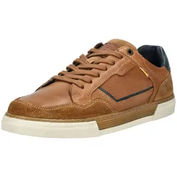 Sneaker CAMEL ACTIVE "camel active Sneaker Leder", Herren, Gr. 42, braun (cognac), Leder, casual, Schuhe