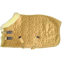 Kentucky Turnierdecke Samt 160g 140 Senfgelb