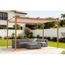 Konifera Pergola Tilos 3 x 2,16 m Braun