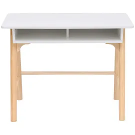 Mobili Rebecca Kinderschreibtisch Meryta 70 x 90 x 50 cm Kiefer MDF weiß braun blau