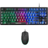 Mars Gaming Mcptkl Gaming-maus und Tastatur - Black