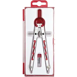 Alco Geometriezirkel 360 mm 165 mm Silber/Rot