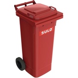 SULO Müllgroßbehälter 80l rot a.Niederdruck-PE Rad-D.200mm