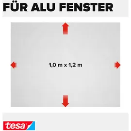 Tesa Insektenschutzgitter 100 x 120 cm Grau