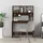 vidaXL Schreibtisch mit Regal Braun Eiche 102x45x148 cm Holzwerkstoff