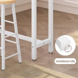 Woltu Bartisch 120 x 40 x 100 cm Beige