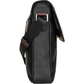 Bugatti Corso DeLuxe Umhängetasche Leder 21 cm schwarz