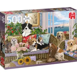 Jumbo Spiele 18849 - Pelzige Freunde Puzzle 500 Teile