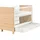Beliani Babybett mit Schublade Gunnar 60 x 120 cm