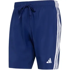 adidas 3-Stripes Badeshorts Dark Blue/White XL