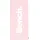 Herding 6912602547 + Bench Fitness Tuch 50x110 % 15cm Flap, Rosa,