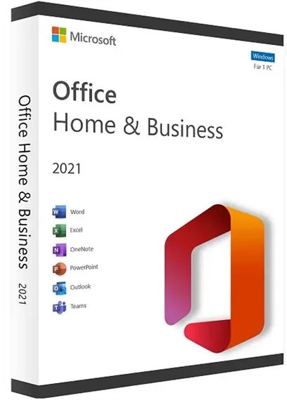 Microsoft Office 2021 Home and Business  für Windows kompatibel für 32/64 Bit So...