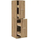 vidaXL Apothekerschrank Artisan-Eiche 30 x 41 x 144,5 cm Braun