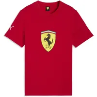 Puma Scuderia Ferrari Coloured Shield T-Shirt 152, rosso corsa Red