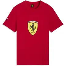 Puma Scuderia Ferrari Coloured Shield T-Shirt 152, rosso corsa Red