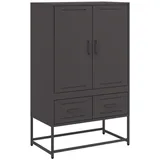 vidaXL Highboard Schwarz 68x39x111,5 cm Stahl