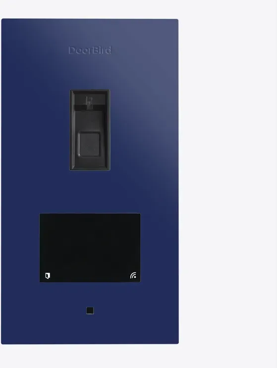 DoorBird A1122 Unterputz IP Zutrittskontrollsystem Fingerprint 50 Nachtblau, Edelstahl, pulverbeschichtet, seidenmatt