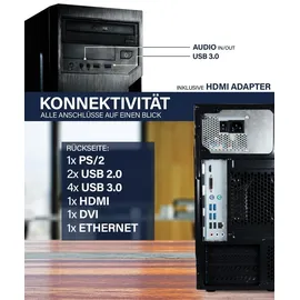 hyper byte Office PC Intel Core i5 8 GB RAM 240 GB SSD