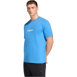 adidas ESSENTIALS LINEAR SINGLE JERSEY blau XXL