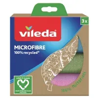 Vileda 4023103228634 Reinigungstücher Mikrofaser Mehrfarbig 3 Stück(e)