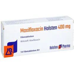 MOXIFLOXACIN Holsten 400 mg Filmtabletten 14 St