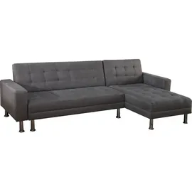 habitat garten Eckcouch Polyester 4-Sitzer Grau