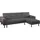 habitat garten Eckcouch Polyester 4-Sitzer Grau
