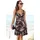 vivance by lascana Jerseykleid Shirtkleid Schwarz/Rosa 44