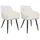 Albatros Esszimmerstuhl SILA Cord Beige 2er Set