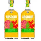 Absolut Sensations TROPICAL FRUIT Flavored Vodka 20% Vol. 0,7l (Packung mit 2)