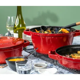 Staub Cocotte Kochtopfset 3-tlg. kirsch-rot