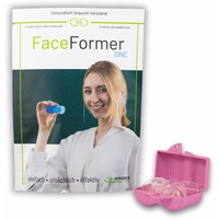 FaceFormer ONE clear • Trainings-App kostenlos • Ursächlich wirksam bei Schlafstörungen, CMD, Zähneknirschen, Schmerzen an Kiefer und Nacken, Schnarchen und Schlaf-Apnoe • Original Dr. Berndsen