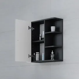 Vicco Badschrank Weiß Hochglanz, 47.2 x 59.2 cm