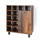 Vicco Fynn Badschrank 78,4 x 91,6 x 34 cm Braun/Weiß