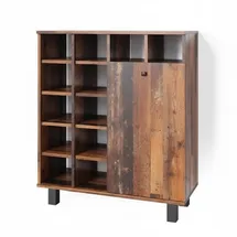 Vicco Fynn Badschrank 78,4 x 91,6 x 34 cm Braun/Weiß